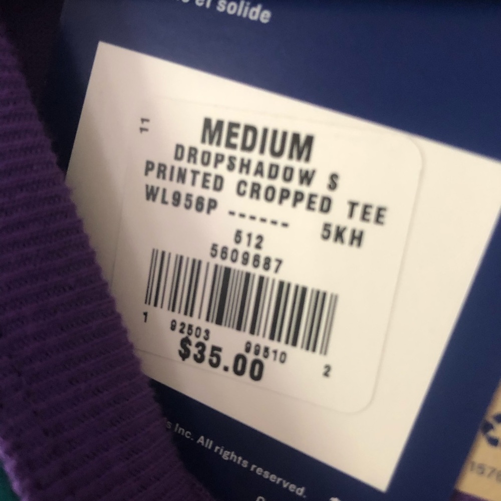 Women’s Champion Allover Print Crop T-shirt - Picture 5 of 6